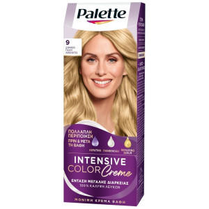 Βαφή Μαλλιών Intensive Color 9 Ξανθό Πολύ Ανοιχτό 1 Τεμάχιο