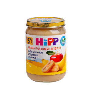 Φρουτόκρεμα Μήλο Μπανάνα Μπισκότο Bio 190g