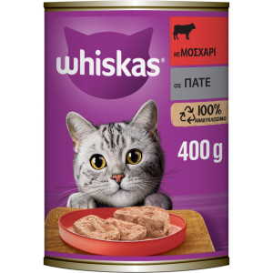 Γατοτροφή Σε Κονσέρβα Μοσχάρι Πατέ 400 gr
