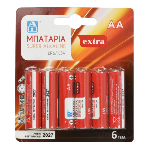 Μπαταρίες Αλκαλικές Super ΑΑ 6 Τεμάχια