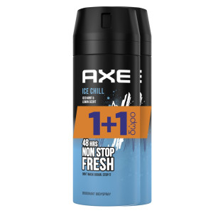 Αποσμητικό Spray Ice Chill 150ml 1+1 Δώρο