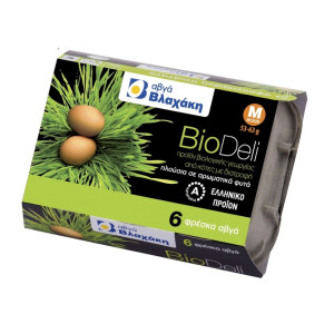 Αυγά Biodeli Βιολογικά Medium 6 Τεμάχια