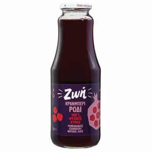 Φυσικός Χυμός Ρόδι Cranberry 330ml