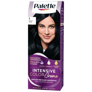 Βαφή Μαλλιών Intensive Color 1 Μαύρο Μπλε 1 Τεμάχιο
