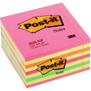 Αυτοκόλλητα Post it 450 Φύλλα Κύβος 1 Τεμάχιο
