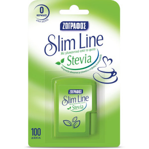 Γλυκαντικό Δισκία Slim Line Stevia 30g