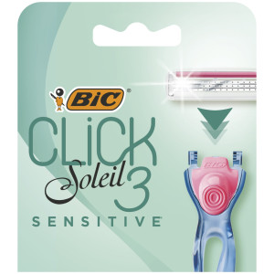 Ανταλλακτικά Ξυραφιού Click 3 Soleil Sensitive 4 Τεμάχια
