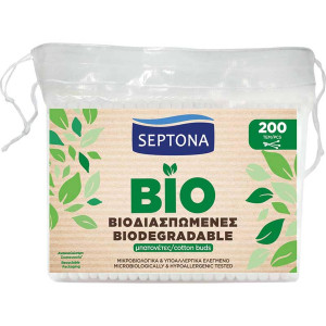 Μπατονέτες Bio Βιοδιασπώμενες 200 Τεμάχια