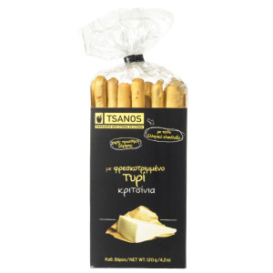 Κριτσίνια Τριμμένο Τυρί 120gr