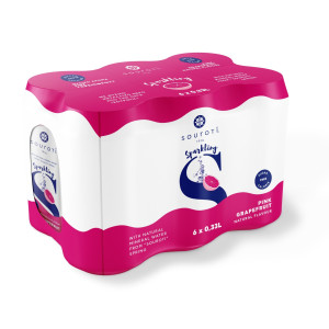 Ανθρακούχο Νερό Pink Grapefruit 6x330ml
