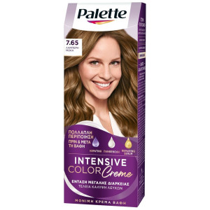 Βαφή Μαλλιών Intensive Color Creme 7.65 Λαμπερή Μόκα 1 Τεμ.