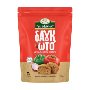 Παξιμάδι Δαγκωτό Τομάτα Πιπεριά Κρεμμύδι 110g