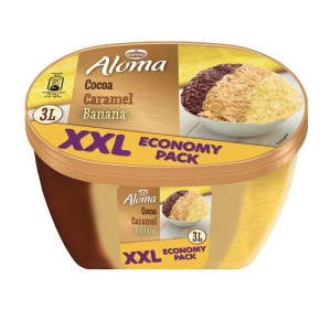 Παγωτό XXXL Σοκολάτα Μπανάνα Καραμέλα 1.455kg