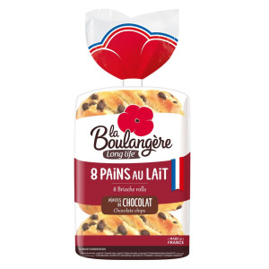 Ψωμάκια Brioche με Σοκολάτα 8x35g