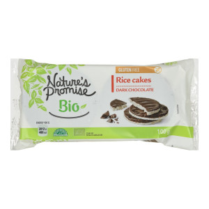 Ρυζογκοφρέτες Bio με Μαύρη Σοκολάτα 100g
