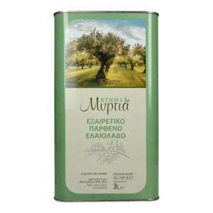 Ελαιόλαδο Εξαιρετικό Παρθένο Κτήμα Μυρτιά 3lt