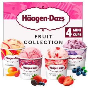 Παγωτό Fruit Collection 4 Mini Cups 326g