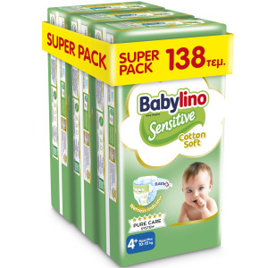 Πάνες Sensitive Cotton Soft No4+ 138 Τεμάχια