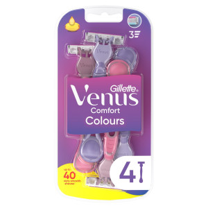 Ξυραφάκια Venus 3 Colors 4 Τεμάχια