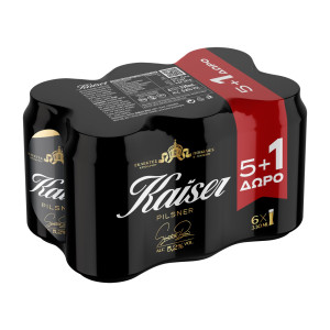 Μπύρα Pilsner Κουτί 330ml 5+1 Δώρο