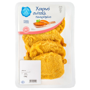 Χοιρινό Σνίτσελ Παναρισμένο