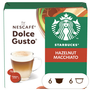 Κάψουλες Καφέ Dolce Gusto Hazelnut Macchiato 123g