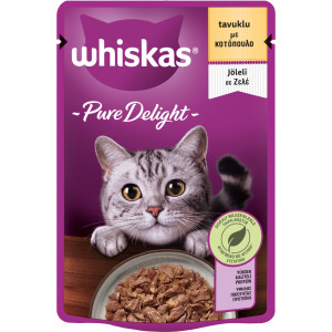 Γατοτροφή Pure Delight Κοτόπουλο σε Ζελέ 85g