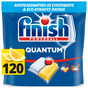 Κάψουλες Πλυντηρίου Πιάτων Quantum Allin1 Lemon 120 Τεμάχια