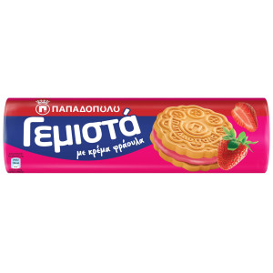 Μπισκότα Γεμιστά Φράουλα 200g