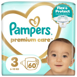 Πάνες Μωρού Premium Care Νο3 60 Τεμάχια