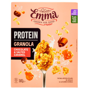 Δημητριακά Granola Protein Σοκολάτα Καραμέλα 375g