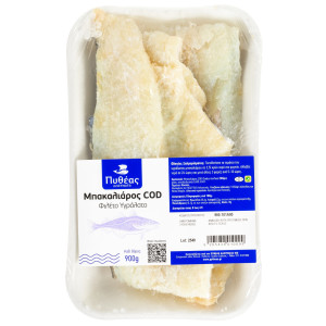 Μπακαλιάρος COD Φιλέτο Υγράλατος 900g