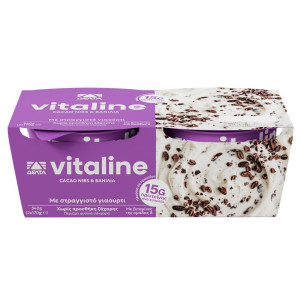 Επιδόρπιο Γιαουρτιού Protein Βανίλια Κακάο 2x170g