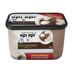 Παγωτό Heartmade Βανίλια Κακάο 1.5kg