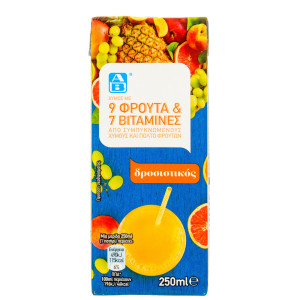 Χυμός 9 Φρούτα 7 Βιταμίνες 250ml
