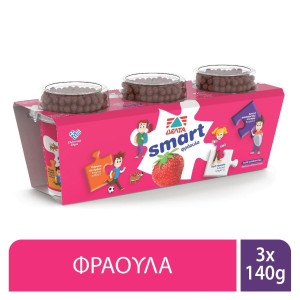 Επιδόρπιο Γιαουρτιού Φράουλα 3x140g