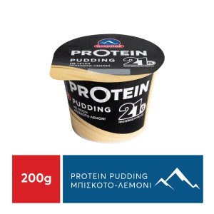 Protein Pudding Μπισκότο Λεμόνι 200g