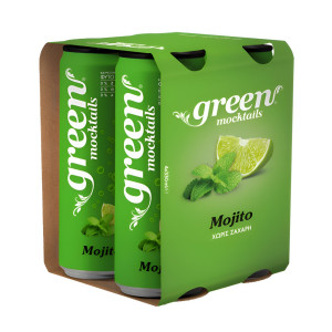 Αναψυκτικό Mocktail Mojito με Στέβια 4x330ml