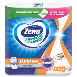 Χαρτί Κουζίνας Wisch & Weg Extra Lang 2 Τεμάχια