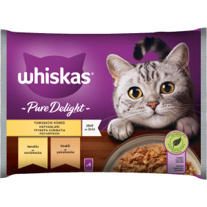 Γατοτροφή Pure Delight Πουλερικά σε Ζελέ 4x85g