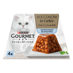 Γατοτροφή Revelations Fine Cuts Ψάρια σε Ζελέ 4x57g
