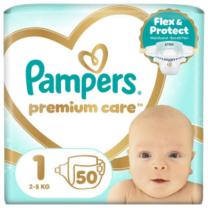 Πάνες Μωρού Premium Care Νο1 50 Τεμάχια