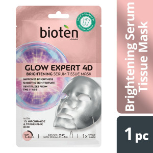 Υφασμάτινη Μάσκα Glow Expert 4D 1 Τεμάχιο