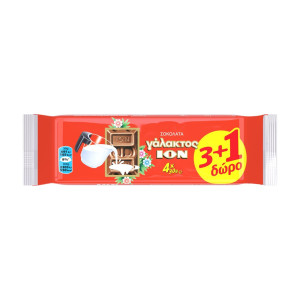 Σοκολάτα Γάλακτος 30g 3+1 Δώρο