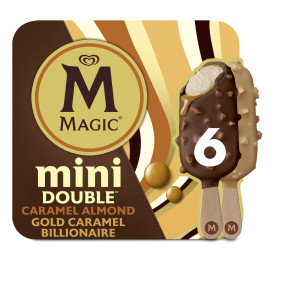 Παγωτό Ξυλάκι Mini Double Caramel Almond 6x47g