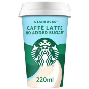Ρόφημα Καφέ Latte Χωρίς Προσθήκη Ζάχαρης 220ml