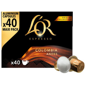 Κάψουλες Καφέ Espresso Colombia 40x5.2g