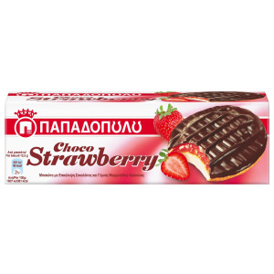 Μπισκότα Μαρμελάδα Φράουλα Σοκολάτα 150g