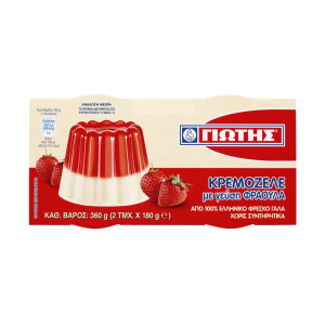 Κρεμοζελέ Φράουλα 2x180g