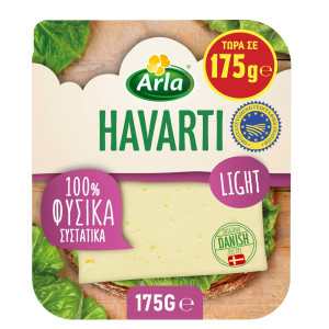 Τυρί Havarti Light Φέτες 175g